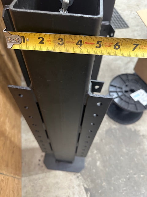 Single Leg Hydraulic Trailer Jack 12,000 lbs