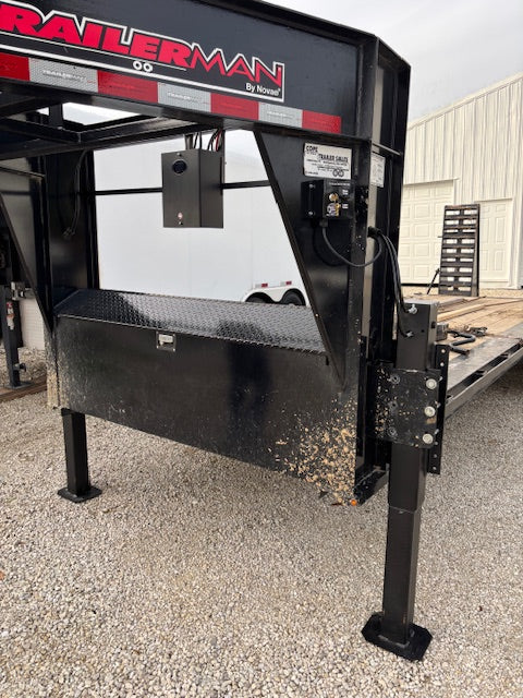 Dual Leg Hydraulic Trailer Jacks 24,000 lbs (Single Pump)