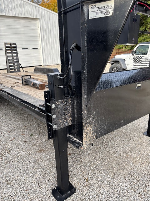 Dual Leg Hydraulic Trailer Jacks 24,000 lbs (Single Pump)